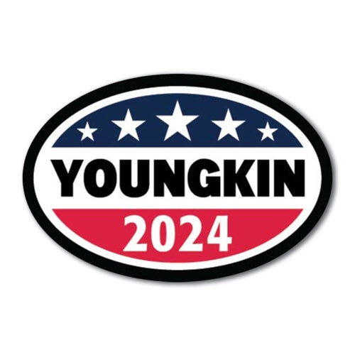 Magnet Me Up Glen Youngkin Republican Political Party 2024 Magnet Decal, 4x6 Inch, Heavy Duty Automotive Magnet for Car Truck SUV Or Any Other Magnetic Surface