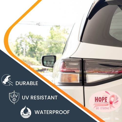 Magnet Me Up Hope Be Strong Breast Cancer Awareness Magnet Decal, 4x6 Inches, Heavy Duty Automotive Magnet for Car Truck SUV Or Any Other Magnetic Surface