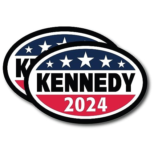 Magnet Me Up Robert F. Kennedy Jr. 2024 Democratic Party Magnet Decal, 4x6 Inch, 2 Pack, Heavy Duty Automotive Magnet for Car Truck SUV Or Any Other Magnetic Surface