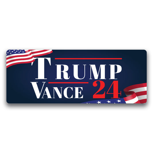 Magnet Me Up Trump Vance 24 Republican Election Magnet Decal, 4x6 inches, Combines Quality and Patriotism, Political Expression, and Souvenir for Trump-Vance Supporters, for Rallies, Crafted in USA