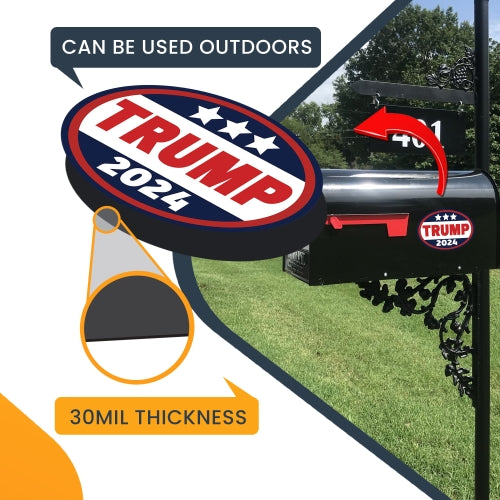 Magnet Me Up Trump 2024 Republican Party Magnet Decal, 4x6 Inch, Heavy Duty Automotive Magnet for Car Truck SUV Or Any Other Magnetic Surface