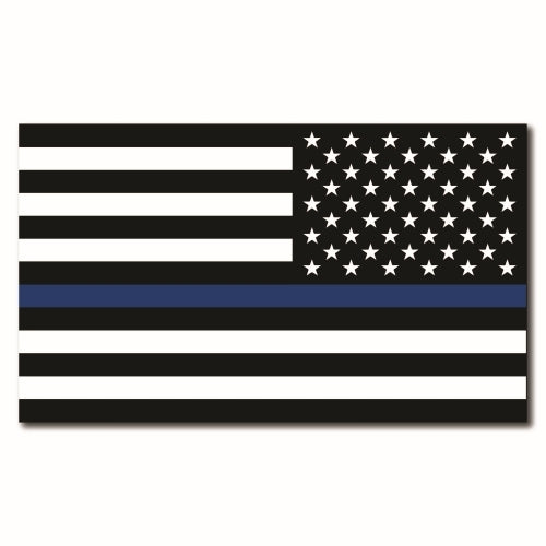 7x12 Reverse Thin Blue Line American Flag