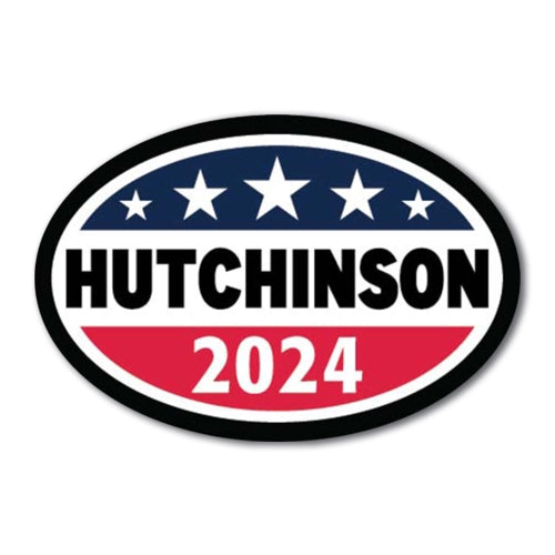 Magnet Me Up ASA Hutchinson Republican Political Party 2024 Magnet Decal, 4x6 Inch, Heavy Duty Automotive Magnet for Car Truck SUV Or Any Other Magnetic Surface