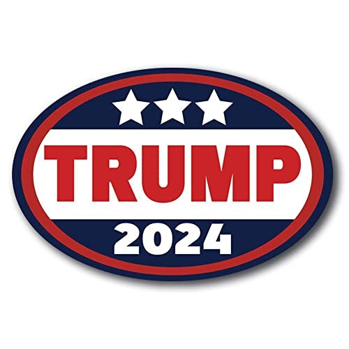 Magnet Me Up Trump 2024 Republican Party Magnet Decal, 4x6 Inch, Heavy Duty Automotive Magnet for Car Truck SUV Or Any Other Magnetic Surface