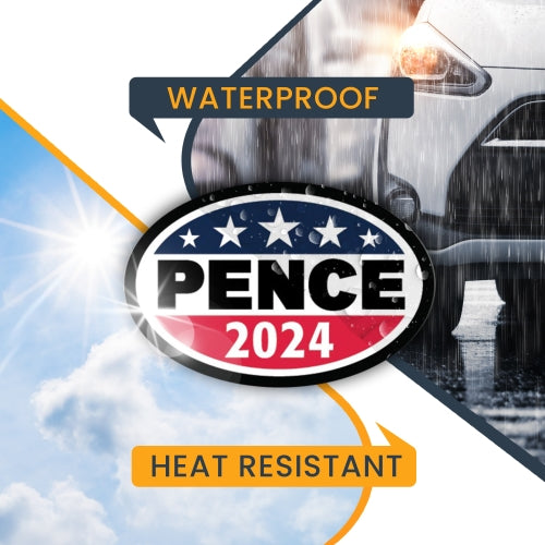 Magnet Me Up Mike Pence Republican Political Party 2024 Magnet Decal, 4x6 Inch, Heavy Duty Automotive Magnet for Car Truck SUV Or Any Other Magnetic Surface