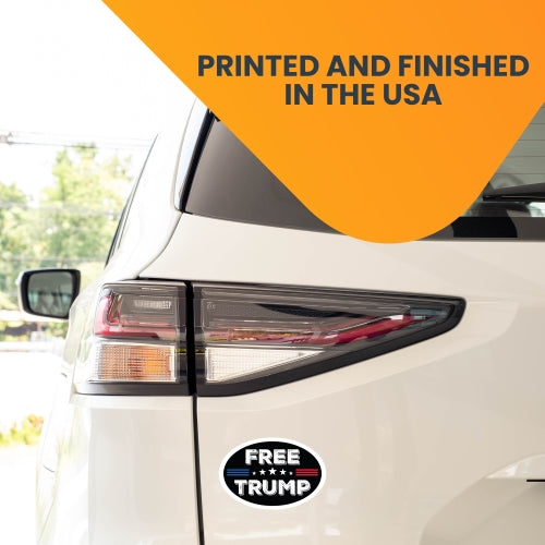 Magnet Me Up Free Donald Trump Republican Party Magnet Decal, 4x6 Inch, Heavy Duty Automotive Magnet for Car Truck SUV Or Any Other Magnetic Surface