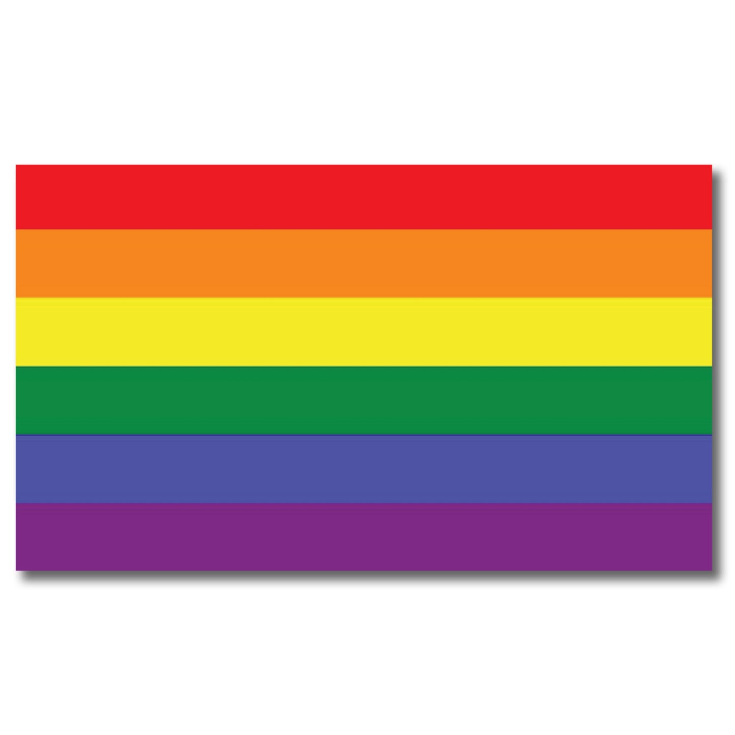 Magnet Me Up Gay Pride LGTBQ Rainbow Flag Car Magnet Decal, 7x12 Inches, Heavy Duty for Car Truck SUV, in Support of LGBTQ