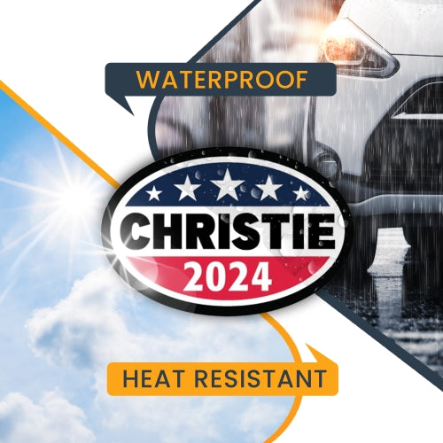 Magnet Me Up Chris Christie Republican Political Party 2024 Magnet Decal, 4x6 Inch, Heavy Duty Automotive Magnet for Car Truck SUV Or Any Other Magnetic Surface