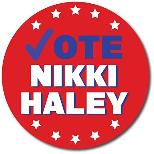 Magnet Me Up Vote Nikki Haley 2024 Republican Party Magnet Decal, 5 Inch, Heavy Duty Automotive Magnet for Car Truck SUV Or Any Other Magnetic Surface