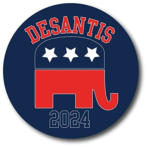 Magnet Me Up Desantis 2024 Republican Party Magnet Decal, 5 Inch, Heavy Duty Automotive Magnet for Car Truck SUV