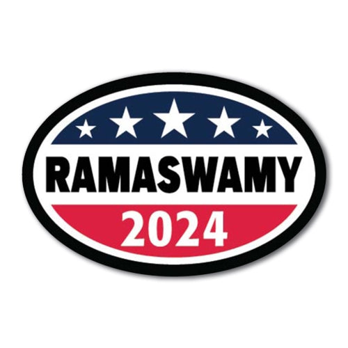 Magnet Me Up Vivek Ramaswamy Republican Party 2024 Magnet Decal, 4x6 Inch, Heavy Duty Automotive Magnet for Car Truck SUV Or Any Other Magnetic Surface