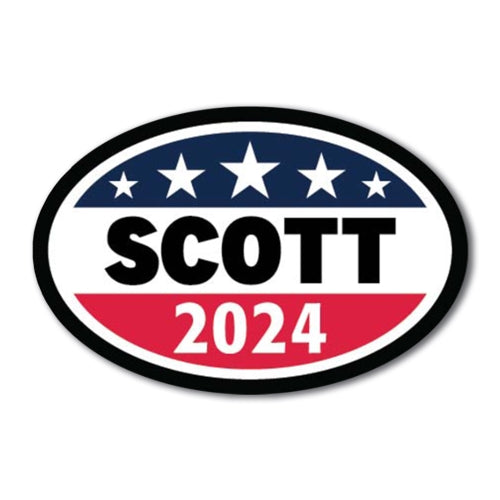 Magnet Me Up Tim Scott Republican Political Party 2024 Magnet Decal, 4x6 Inch, Heavy Duty Automotive Magnet for Car Truck SUV Or Any Other Magnetic Surface