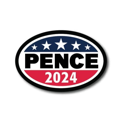 Magnet Me Up Mike Pence Republican Political Party 2024 Magnet Decal, 4x6 Inch, Heavy Duty Automotive Magnet for Car Truck SUV Or Any Other Magnetic Surface