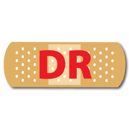 DR Band Aid Car Magnet 3 x 8" Decal Great for Car Truck Refrigerator Locker SUV Heavy Duty Waterproof …