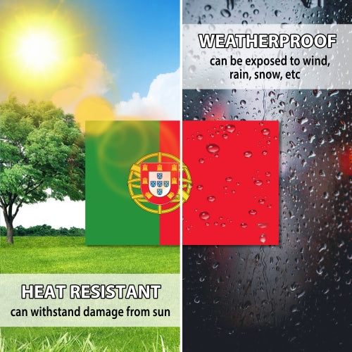 Portugal Portuguese Flag Car Magnet Decal - 4 x 6 Heavy Duty for Car Truck SUV