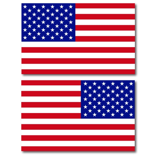 American Flag Car Magnet Decal - 5 x 8 Opposing Heavy Duty for Car Truck SUV Waterproof …