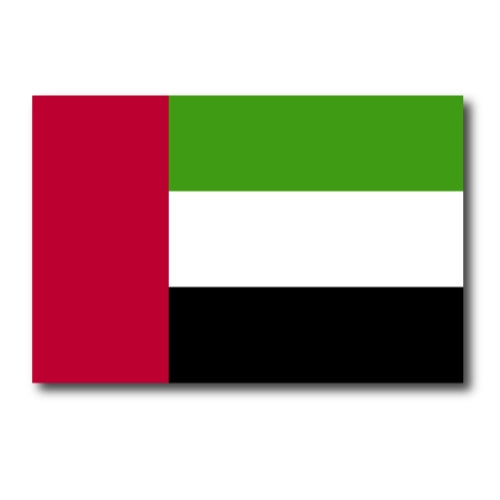 United Arab Emirates UAE Flag Car Magnet Decal - 4 x 6 Heavy Duty for Car Truck SUV