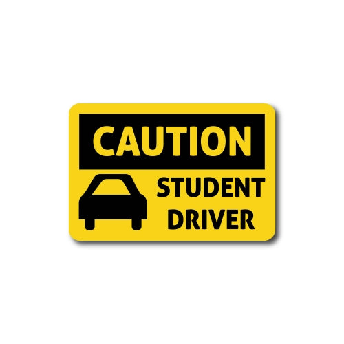 Magnet Me Up Student Driver 4x6 Car Magnet Decal, Heavy Duty for Car Truck SUV