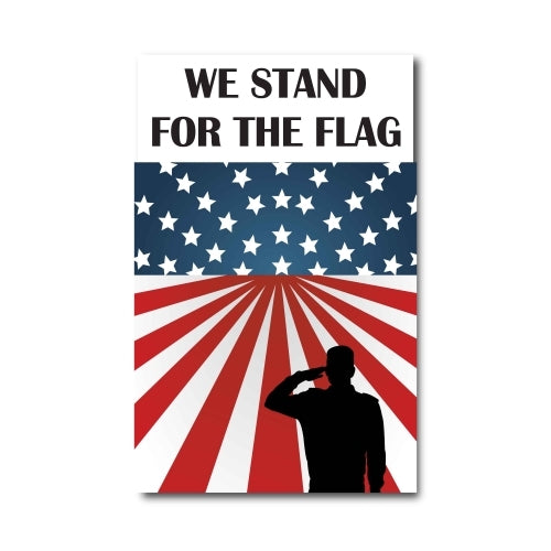 We Stand For The Flag American Flag Car Magnet Decal 8 in x 5 in Heavy Duty for Car Truck SUV Waterproof ?