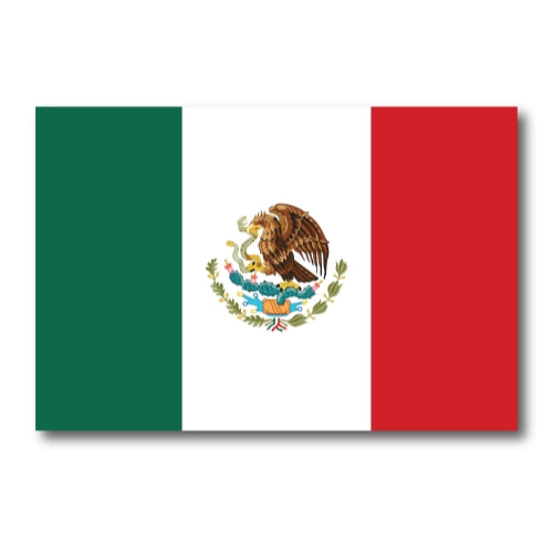 Mexican Mexico Flag Car Magnet Decal - 4 x 6 Heavy Duty for Car Truck SUV …