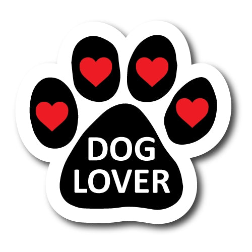 Dog Lover Pawprint Car Magnet By Magnet Me Up 5" Paw Print Auto Truck Decal Magnet …