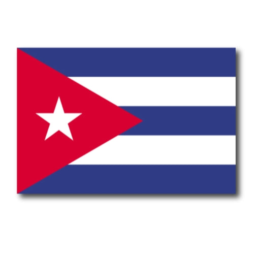 Cuba Cuban Flag Car Magnet Decal - 4 x 6 Heavy Duty for Car Truck SUV …