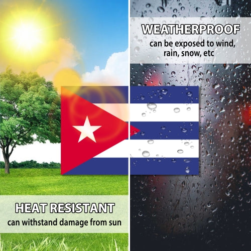 Cuba Cuban Flag Car Magnet Decal - 4 x 6 Heavy Duty for Car Truck SUV …