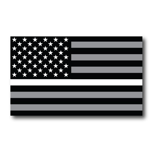 Thin White Line American Flag Magnet Decal 3x5 Heavy Duty for Car Truck SUV - In Support of all Emergency Medical Services …