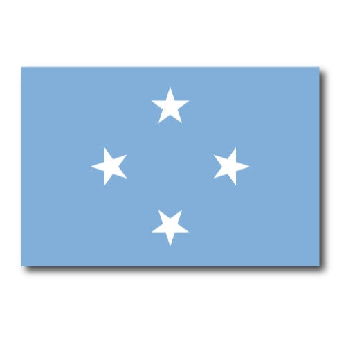 Micronesia Flag Car Magnet Decal - 4 x 6 Heavy Duty for Car Truck SUV