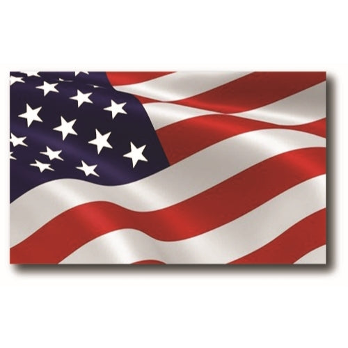 Waving American Flag Car Magnet Decal - 3 x 5 Heavy Duty for Car Truck SUV