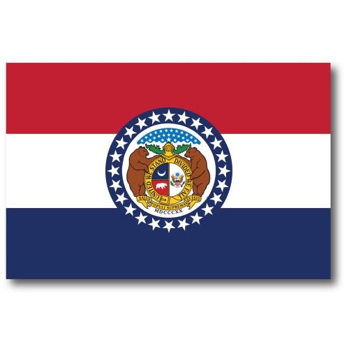 Magnet Me Up Missouri Car Magnet Decal US State Flag 4x6 Refrigerator Locker SUV Heavy Duty Waterproof