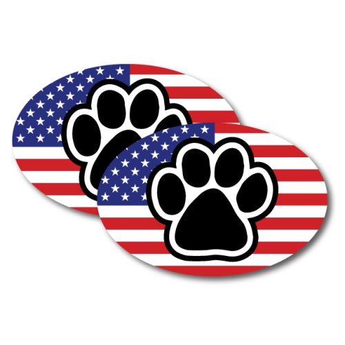 American Flag Paw 2 pack (O-119)