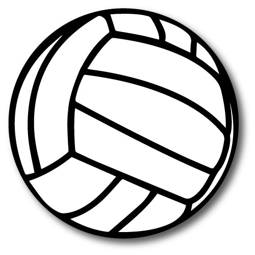 Volleyball Magnet 5" Round Heavy Duty for Car Truck SUV Waterproof …