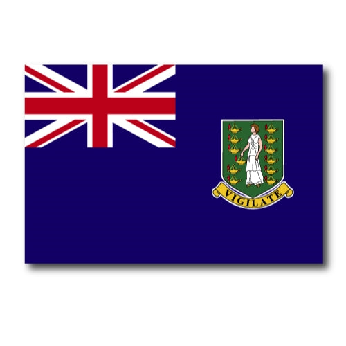 Virgin Islands UK Flag Car Magnet Decal - 4 x 6 Heavy Duty for Car Truck SUV …