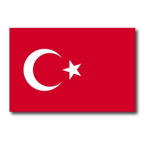 Turkey Turkish Flag Car Magnet Decal - 4 x 6 Heavy Duty for Car Truck SUV …