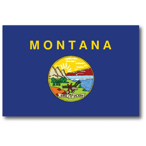 Magnet Me Up Montana Car Magnet Decal US State Flag 4x6 Refrigerator Locker SUV Heavy Duty Waterproof