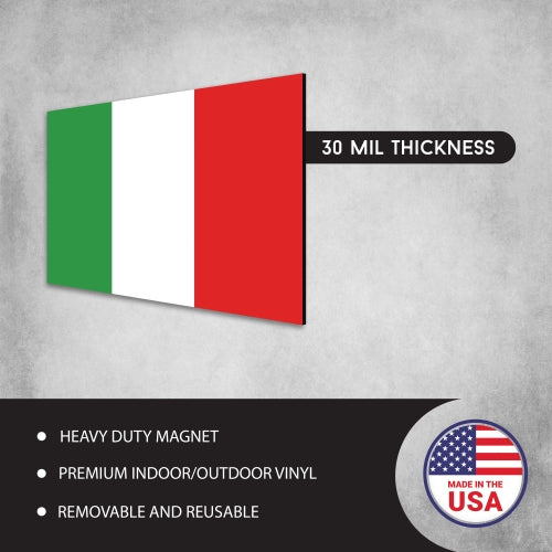 Italian Italy Flag Car Magnet Decal 4 x 6 Heavy Duty for Car Truck SUV …