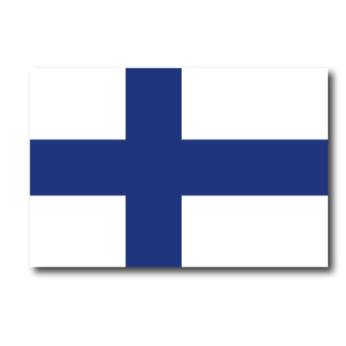 Finland Finnish Flag Car Magnet Decal - 4 x 6 Heavy Duty for Car Truck SUV …