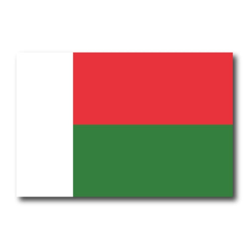 Madagascar Flag Car Magnet Decal - 4 x 6 Heavy Duty for Car Truck SUV