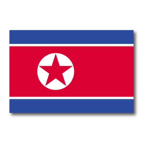 North Korea Flag Car Magnet Decal - 4 x 6 Heavy Duty for Car Truck SUV