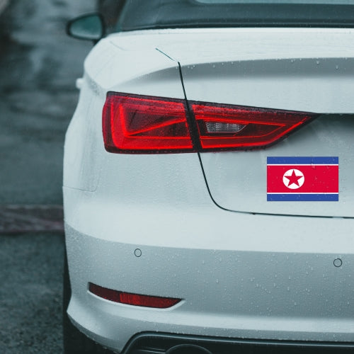 North Korea Flag Car Magnet Decal - 4 x 6 Heavy Duty for Car Truck SUV