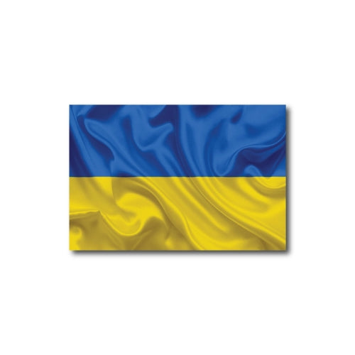 Magnet Me Up Waving Ukrainian American Flag 4x6 Magnet Heavy Duty for Car Truck SUV