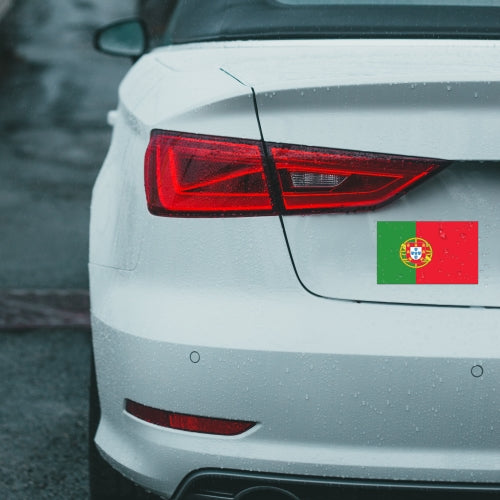 Portugal Portuguese Flag Car Magnet Decal - 4 x 6 Heavy Duty for Car Truck SUV