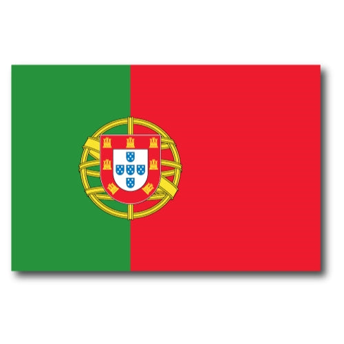 Portugal Portuguese Flag Car Magnet Decal - 4 x 6 Heavy Duty for Car Truck SUV