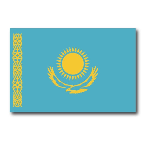 Kazakhstan Flag Car Magnet Decal - 4 x 6 Heavy Duty for Car Truck SUV …