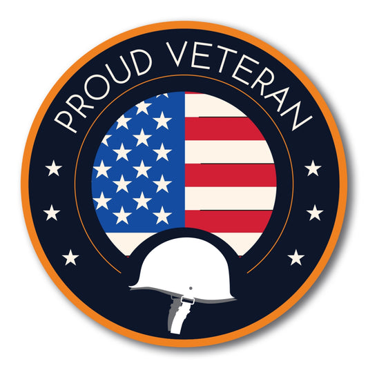 Magnet Me Up Proud Veteran Patriotic Military Magnet Decal, 5 Inch, Perfect for Car, Truck, SUV Or Any Magnetic Surface, Gift, in Support of Veterans, Active Duty, Armed Forces