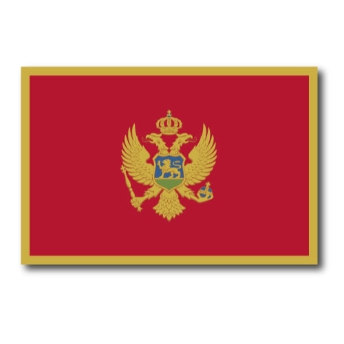 Montenegro Flag Car Magnet Decal - 4 x 6 Heavy Duty for Car Truck SUV