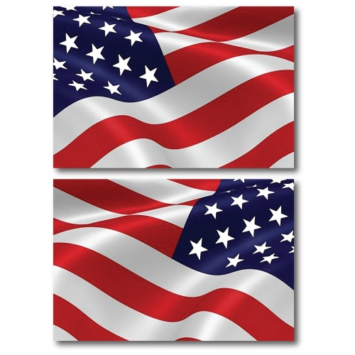 Magnet Me Up Waving American Flag Car Magnet Decal-4x6 Opposing Heavy Duty for Car Truck SUV