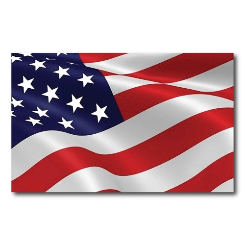 Waving American Flag Car Magnet Decal - 5 x 8 Heavy Duty for Car Truck SUV