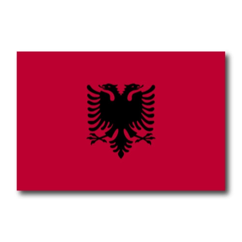 Albania Flag Car Magnet Decal - 4 x 6 Heavy Duty for Car Truck SUV
